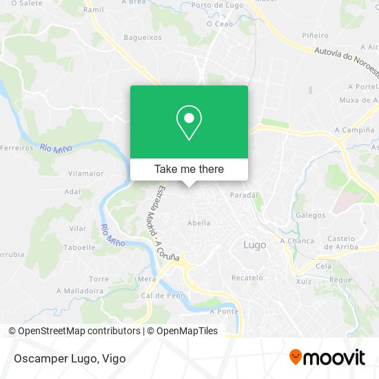 mapa Oscamper Lugo