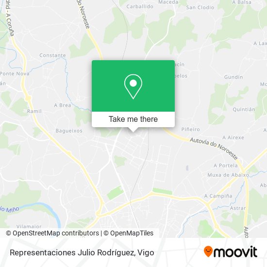 Representaciones Julio Rodríguez map
