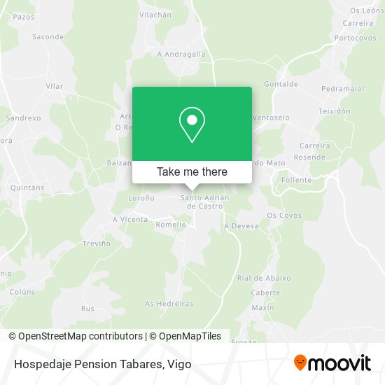 Hospedaje Pension Tabares map