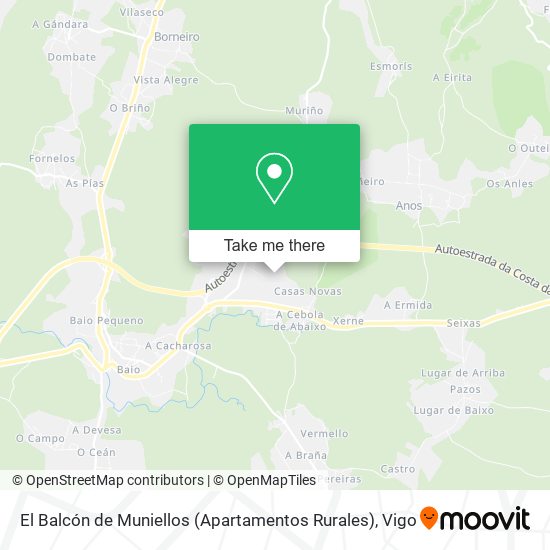 El Balcón de Muniellos (Apartamentos Rurales) map
