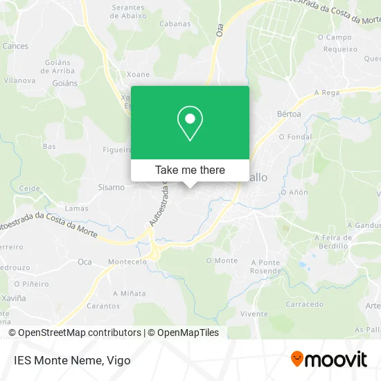 IES Monte Neme map