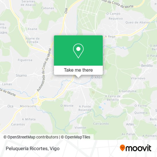 Peluquería Ricortes map