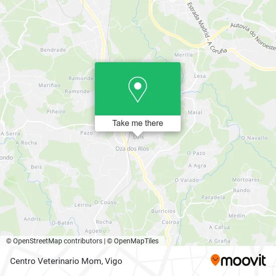 Centro Veterinario Mom map