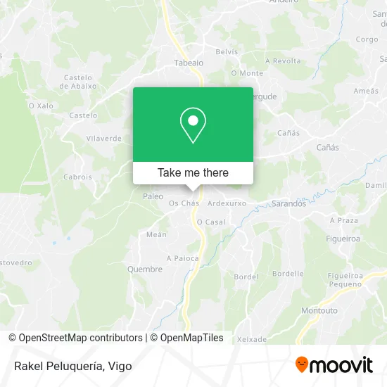 mapa Rakel Peluquería