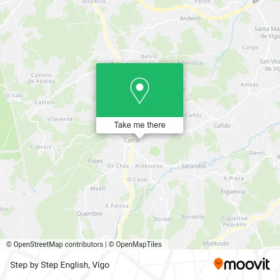 Step by Step English map
