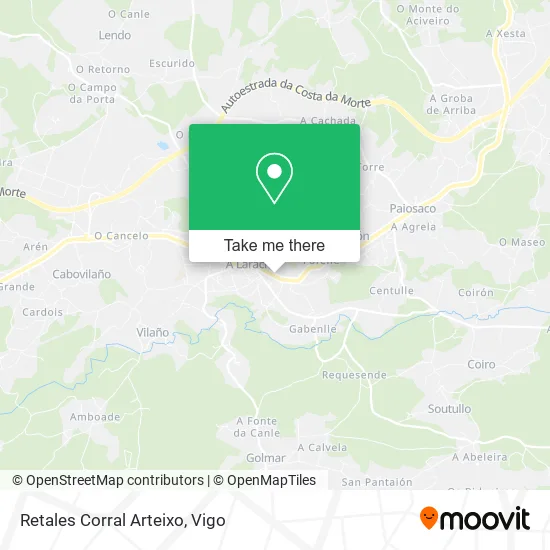 Retales Corral Arteixo map