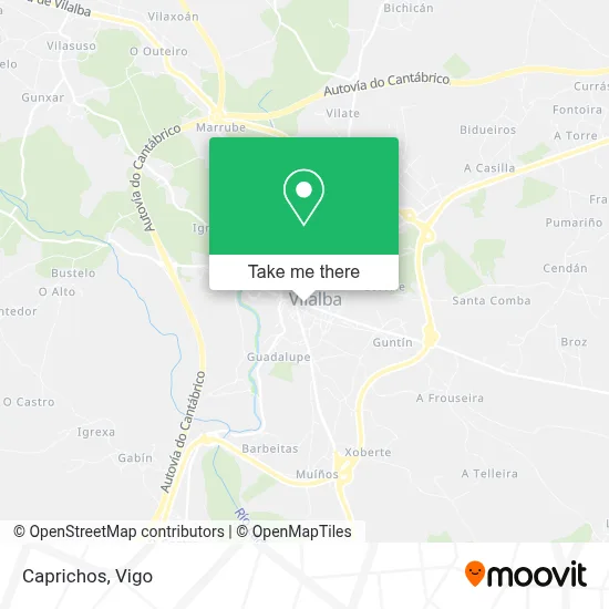 Caprichos map