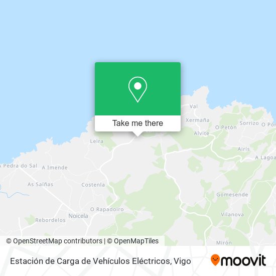 Estación de Carga de Vehículos Eléctricos map
