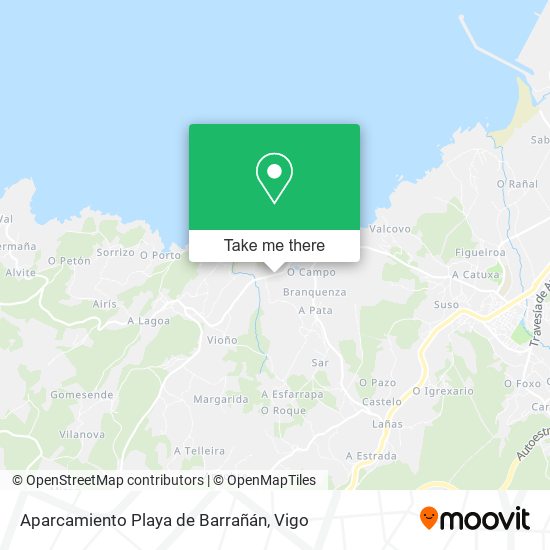Aparcamiento Playa de Barrañán map