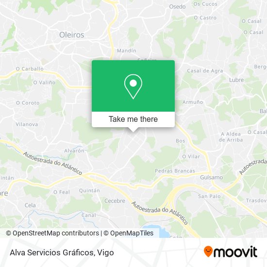 Alva Servicios Gráficos map