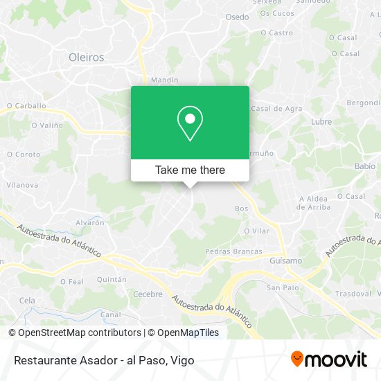 Restaurante Asador - al Paso map