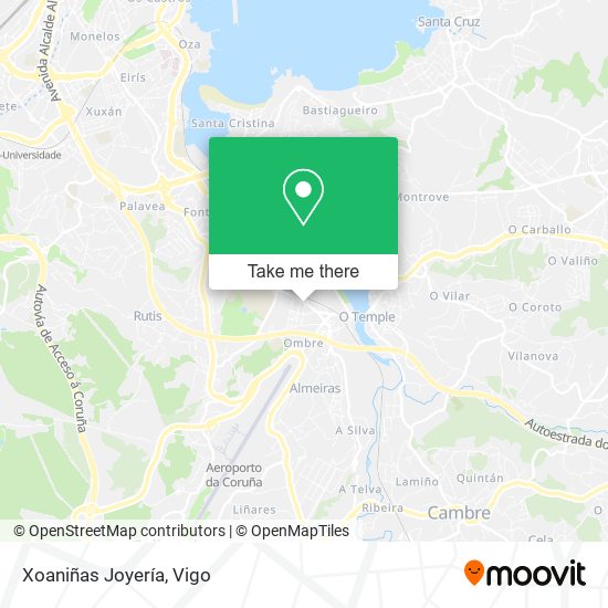 Xoaniñas Joyería map