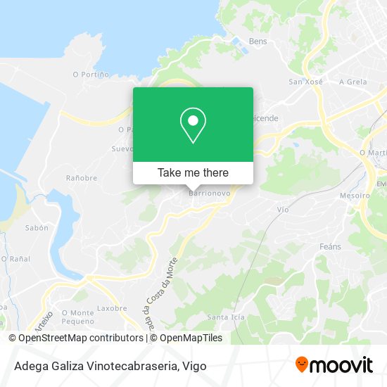 Adega Galiza Vinotecabraseria map