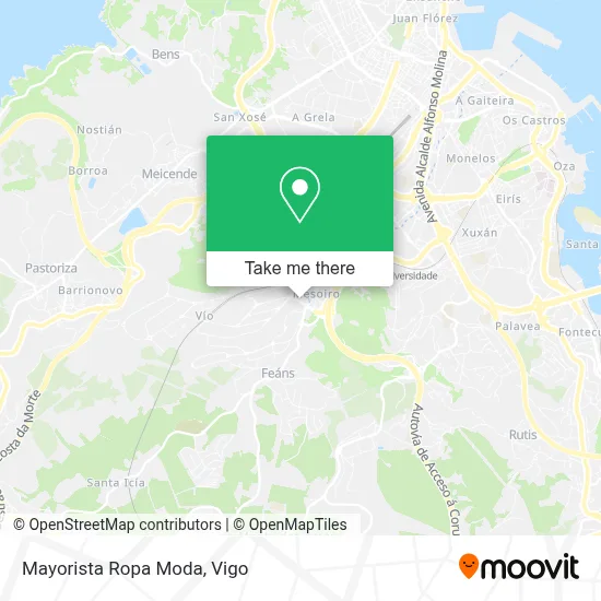 Mayorista Ropa Moda map