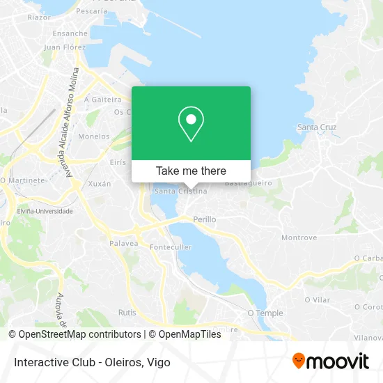 Interactive Club - Oleiros map