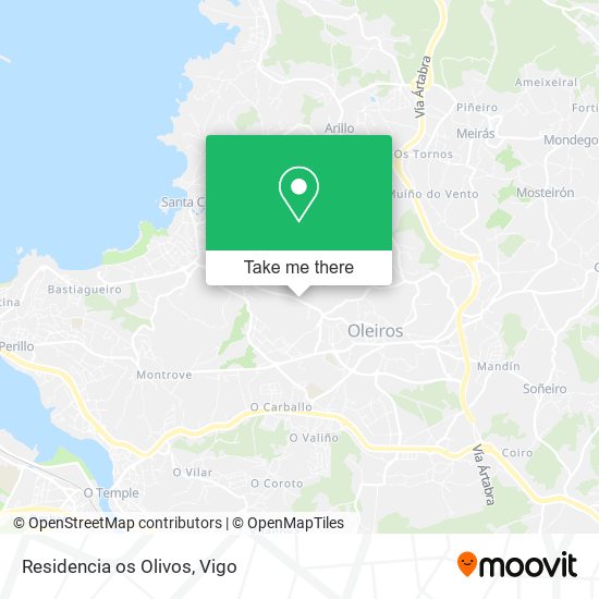 mapa Residencia os Olivos