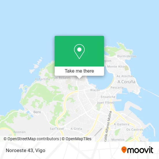 Noroeste 43 map