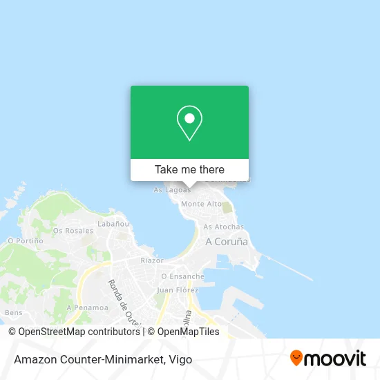 Amazon Counter-Minimarket map