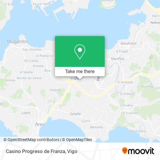 mapa Casino Progreso de Franza