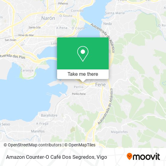 Amazon Counter-O Café Dos Segredos map