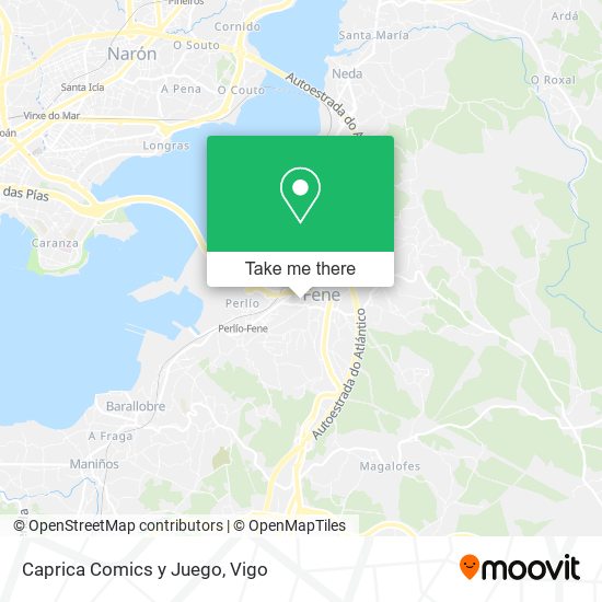 mapa Caprica Comics y Juego