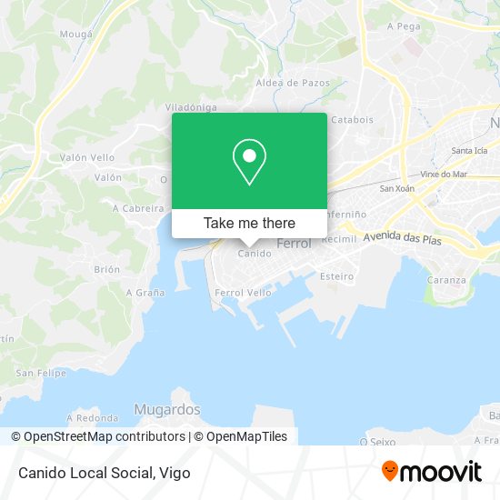 Canido Local Social map