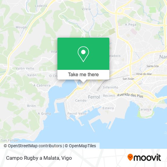 Campo Rugby a Malata map