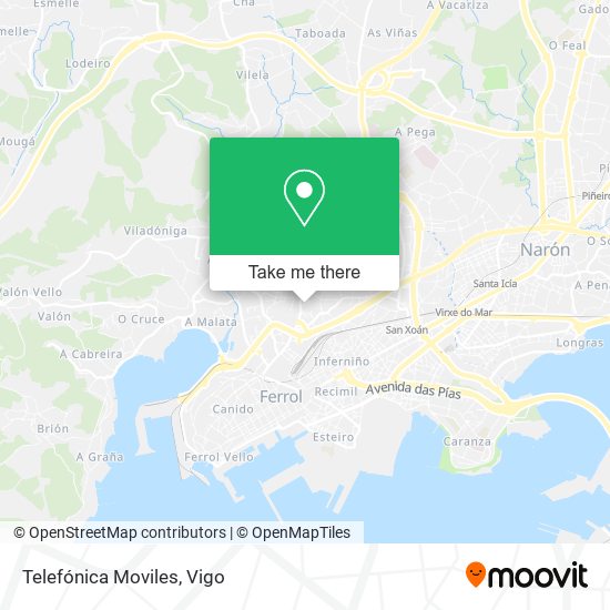 Telefónica Moviles map