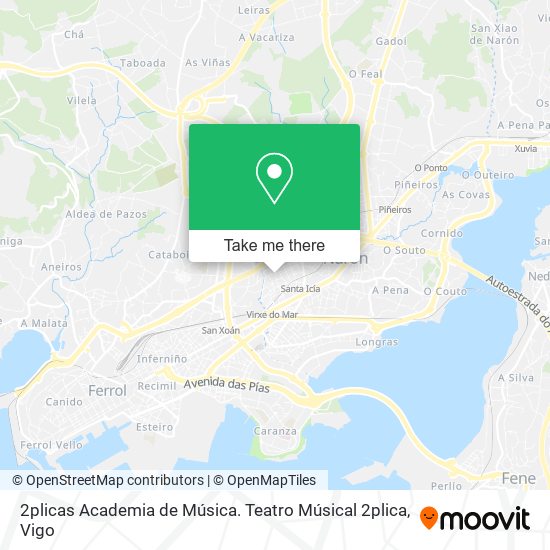 2plicas Academia de Música. Teatro Músical 2plica map