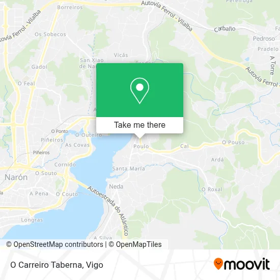 O Carreiro Taberna map