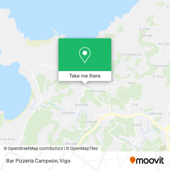 Bar Pizzería Campeón map