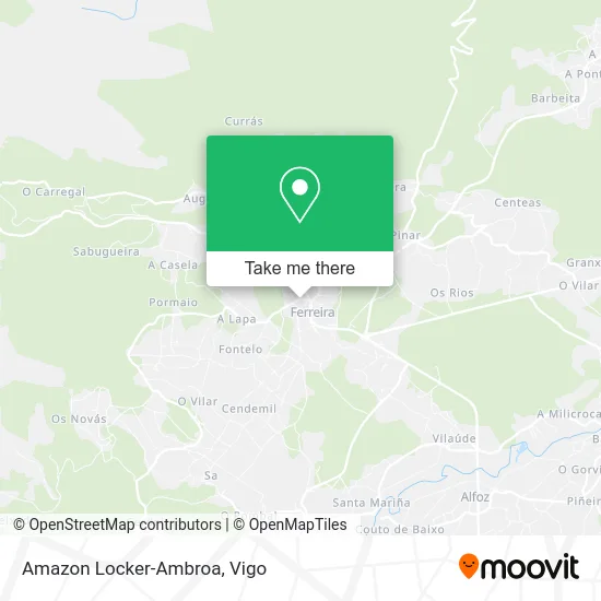 Amazon Locker-Ambroa map