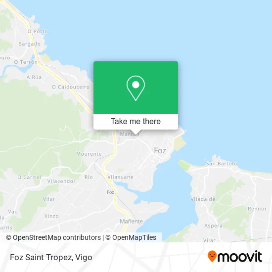 Foz Saint Tropez map