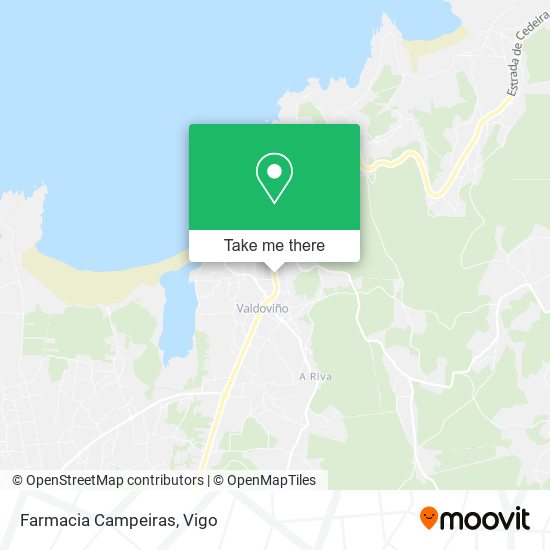 Farmacia Campeiras map