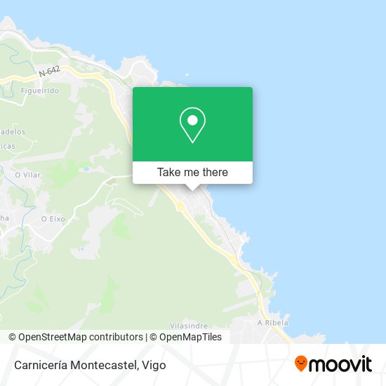 Carnicería Montecastel map
