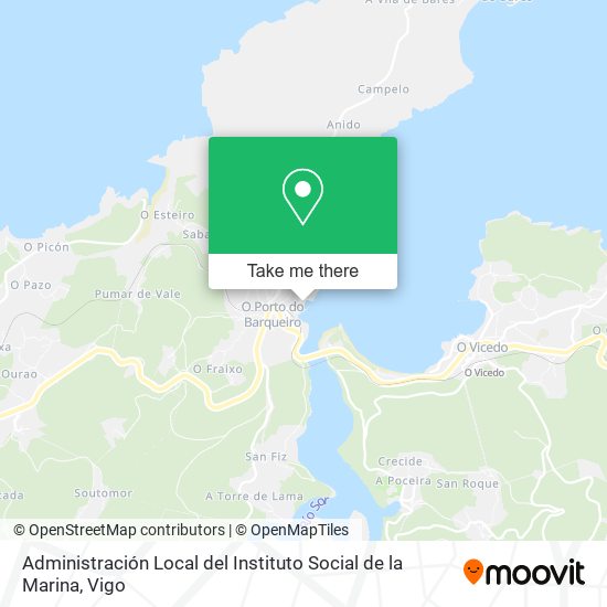 Administración Local del Instituto Social de la Marina map