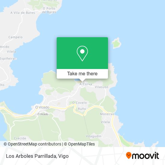 Los Arboles Parrillada map