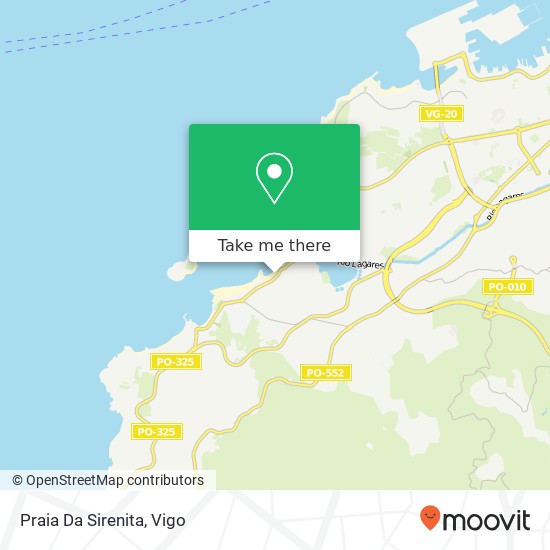 Praia Da Sirenita map