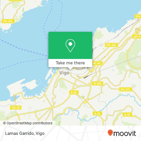 Lamas Garrido map