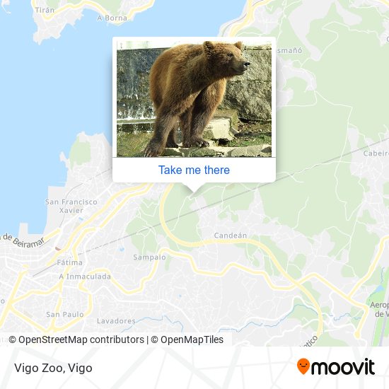 Vigo Zoo map