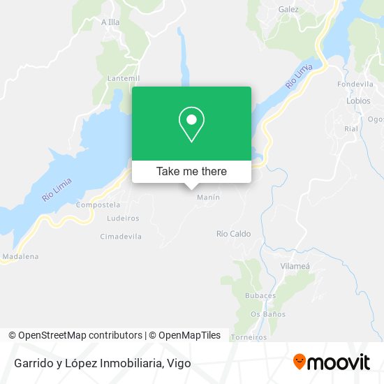 Garrido y López Inmobiliaria map