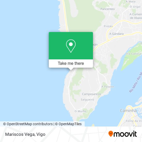 Mariscos Vega map