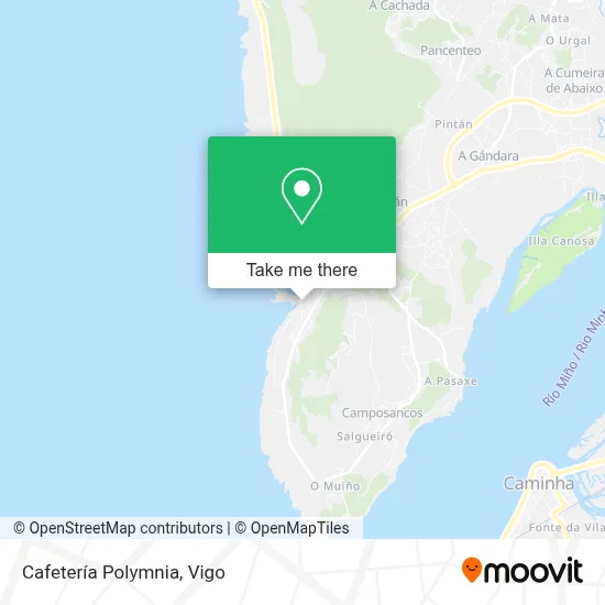 Cafetería Polymnia map