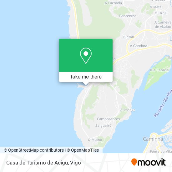 Casa de Turismo de Acigu map