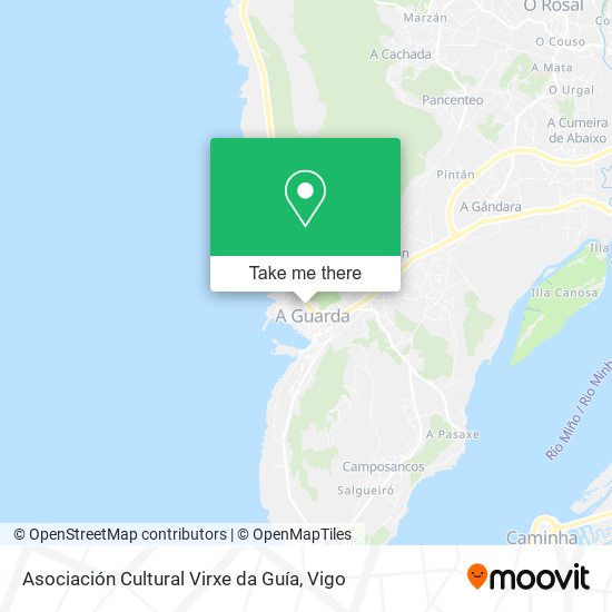 Asociación Cultural Virxe da Guía map