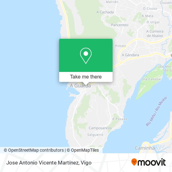 Jose Antonio Vicente Martínez map