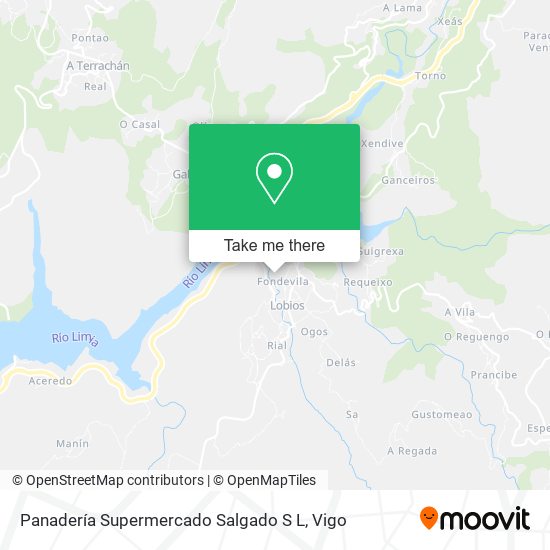 Panadería Supermercado Salgado S L map