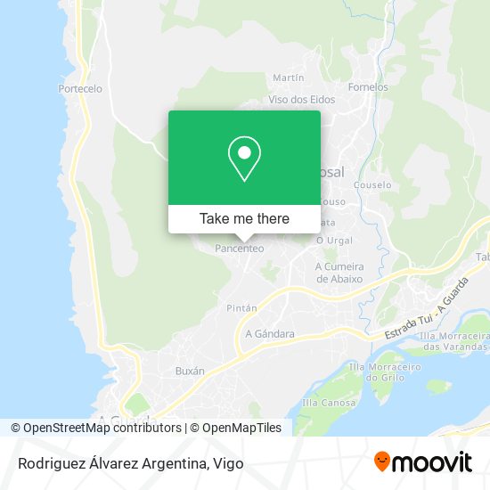 Rodriguez Álvarez Argentina map