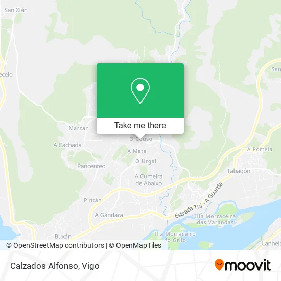 Calzados Alfonso map