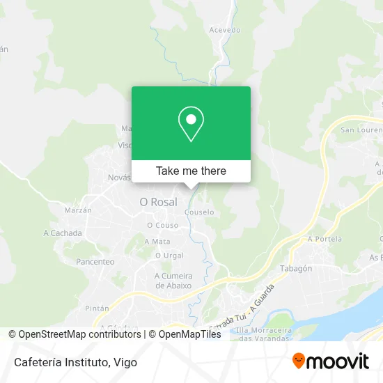 Cafetería Instituto map